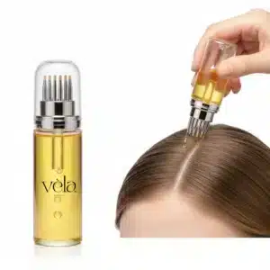 Vela Natural Hair Oil Applicator Comb Bottle – Anti-Leak Scalp Oil Dispenser (Pack of 1)