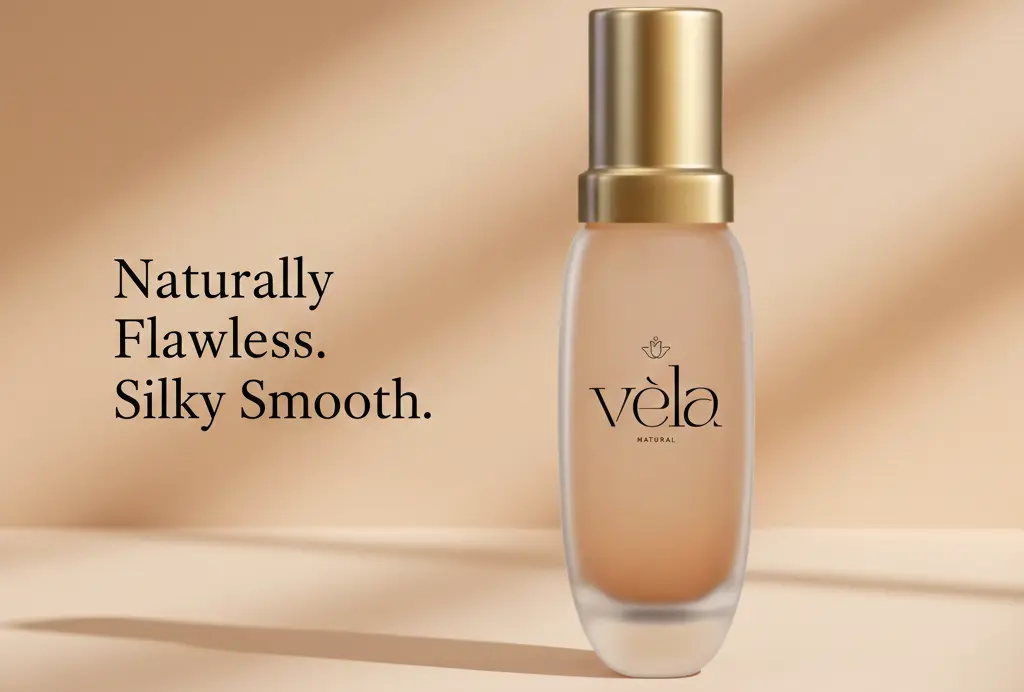 Vela Natural Som Rasa Silk Tint Chandan – Natural Foundation for Even Skintone Medium Coverage