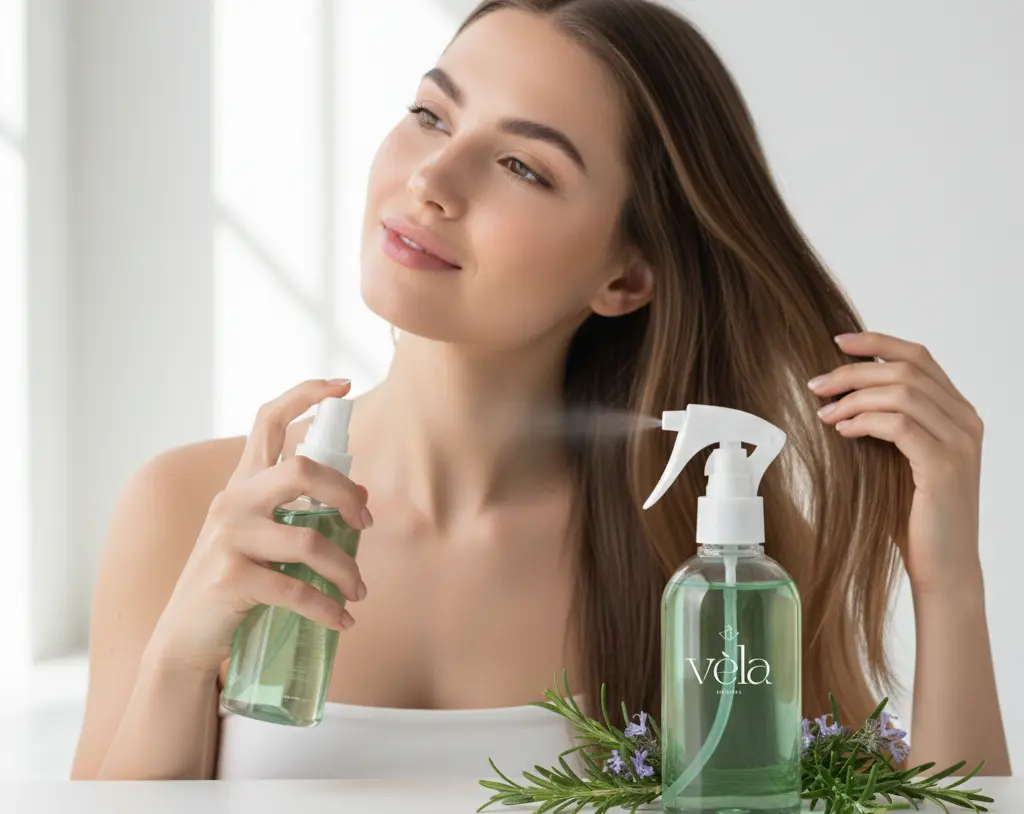 Vela Natural Rosemary Water Hair Spray