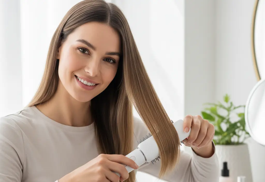 vela-natural-hair-straightener-brush-model